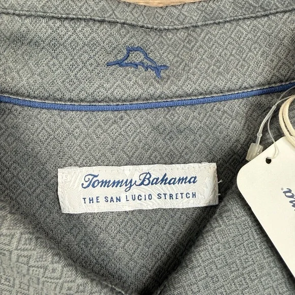 Tommy Bahama Men's San Lucio Diamond Isles Shirt Turbulence Size XXL 2XL NEW